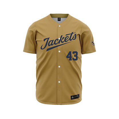 Georgia Tech - NCAA Baseball : Dimitri Angelakos - Gold Jersey-0