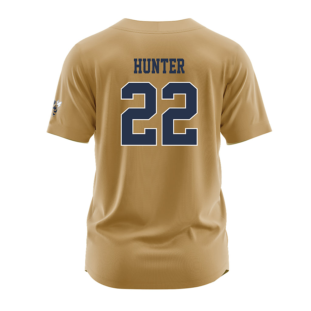 Georgia Tech - NCAA Softball : Reese Hunter - Gold Jersey-1