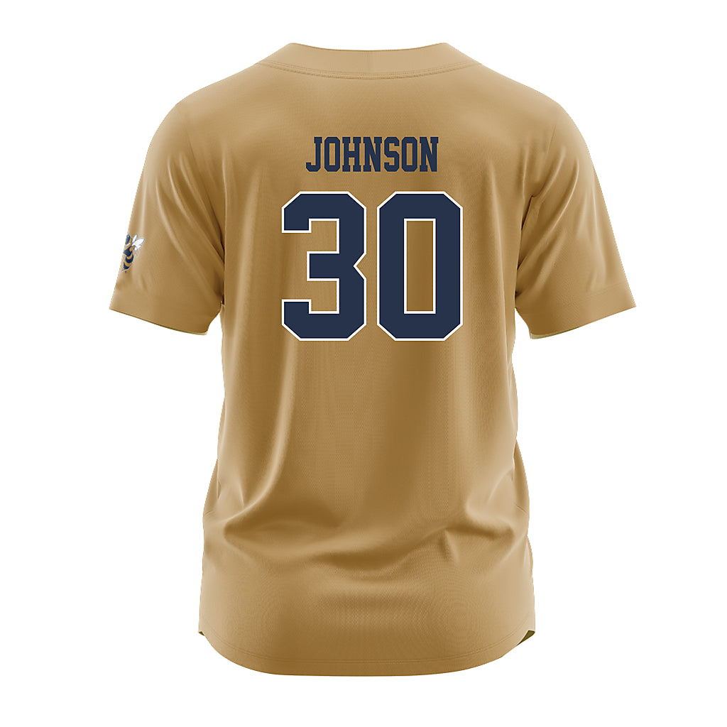 Georgia Tech - NCAA Softball : Madalyn Johnson - Gold Jersey-1