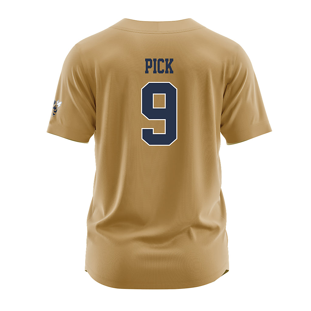 Georgia Tech - NCAA Softball : Landri Pick - Gold Jersey-1