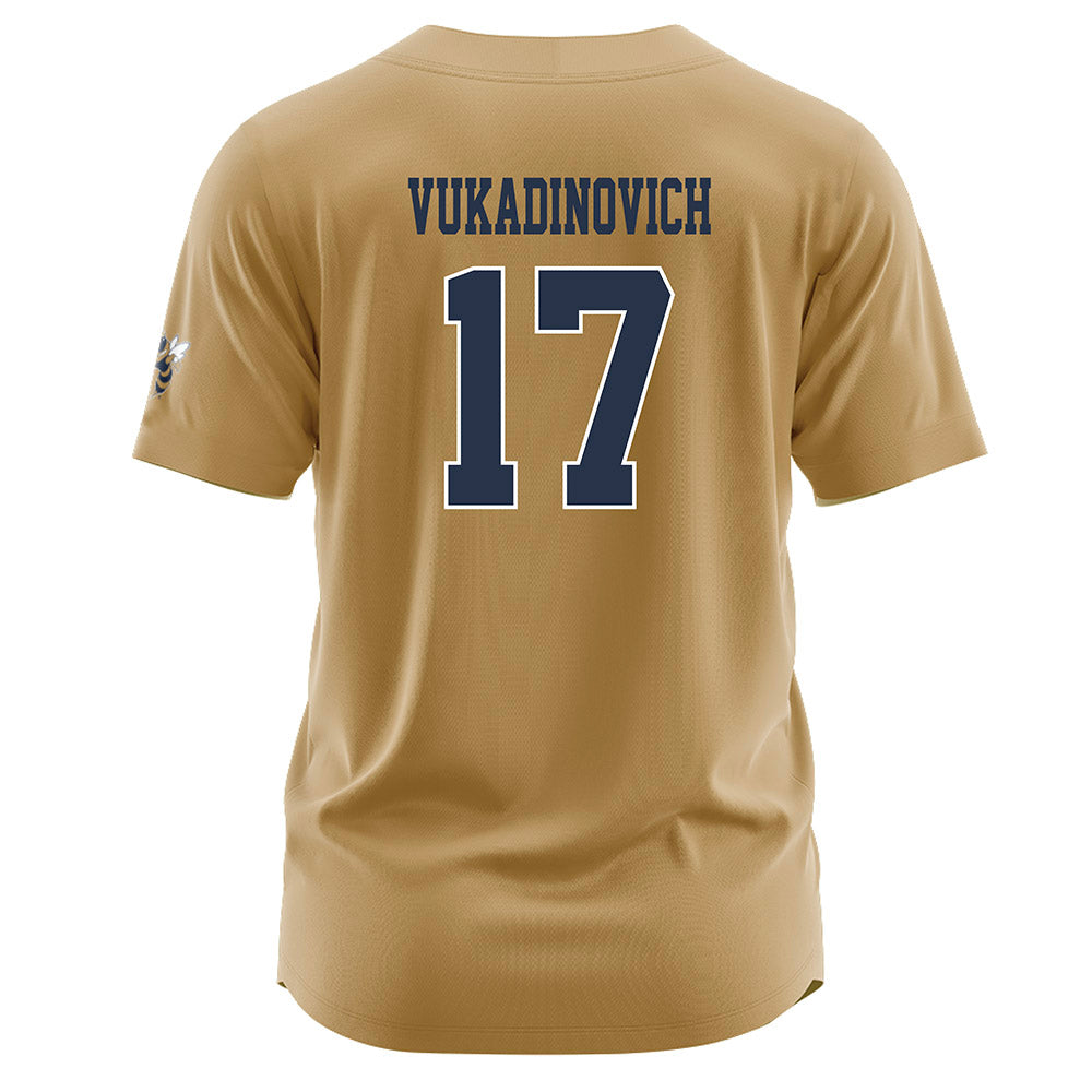 Georgia Tech - NCAA Softball : Paige Vukadinovich - Gold Jersey-1