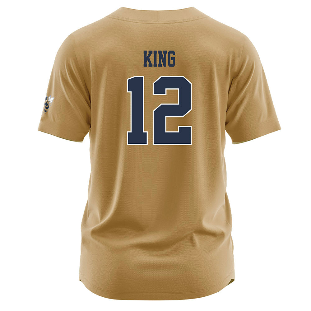 Georgia Tech - NCAA Softball : Gracie King - Gold Jersey-1