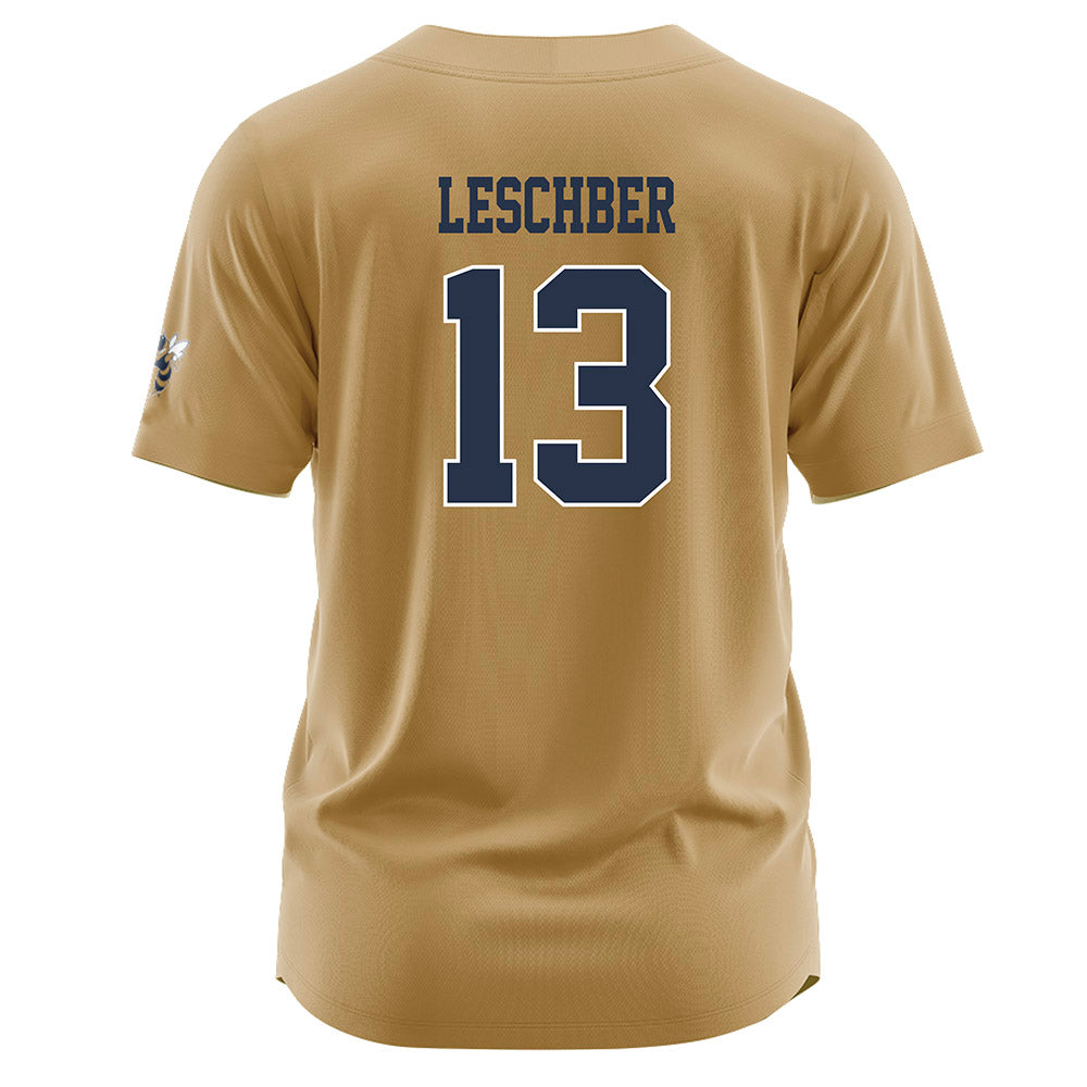 Georgia Tech - NCAA Softball : Addison Leschber - Gold Jersey-1