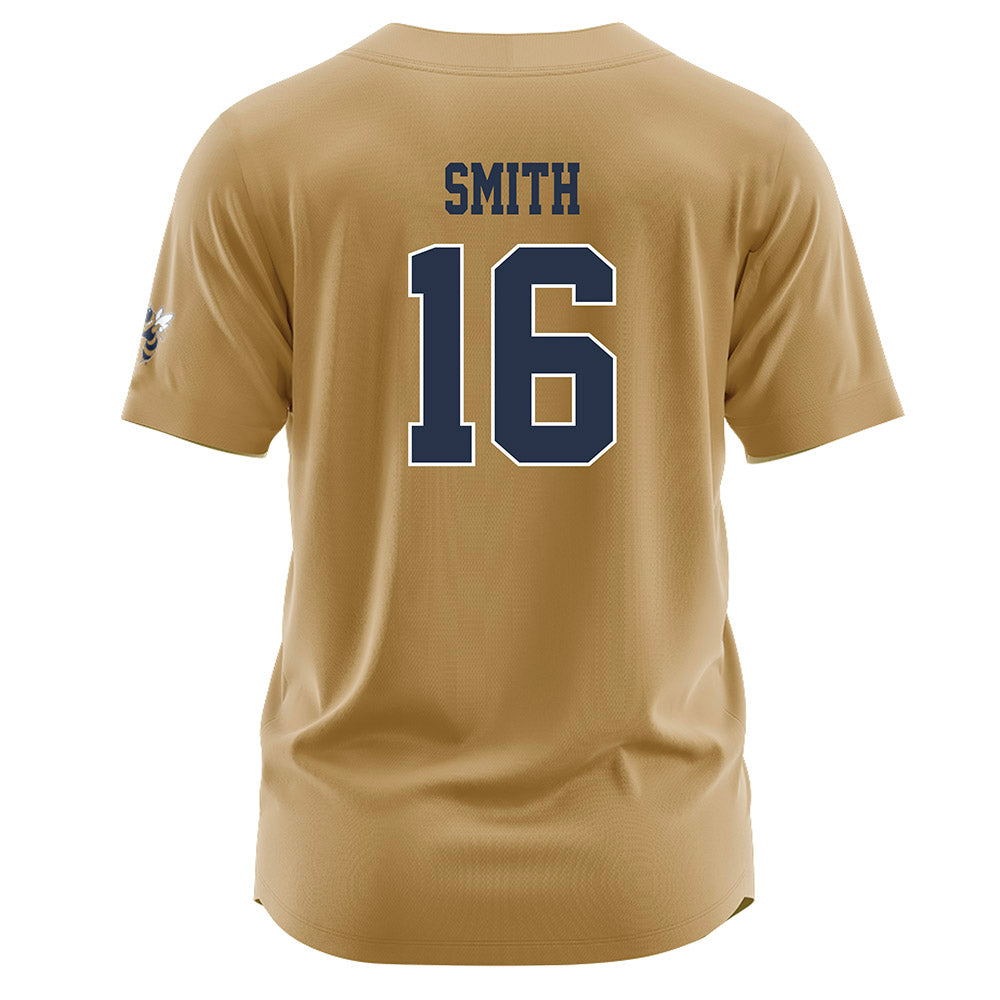 Georgia Tech - NCAA Softball : Charlotte Smith - Gold Jersey-1
