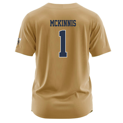Georgia Tech - NCAA Softball : Abby McKinnis - Gold Jersey-1