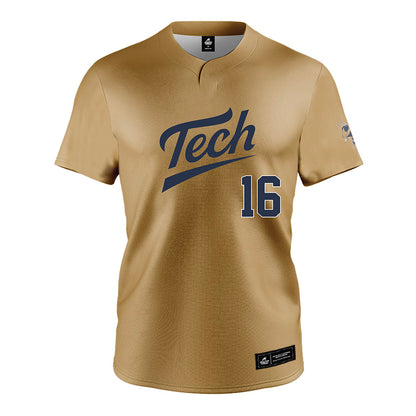 Georgia Tech - NCAA Softball : Charlotte Smith - Gold Jersey-0