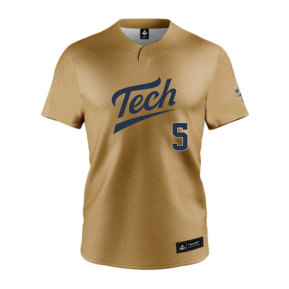 Georgia Tech - NCAA Softball : Makayla Coffield - Gold Jersey-0