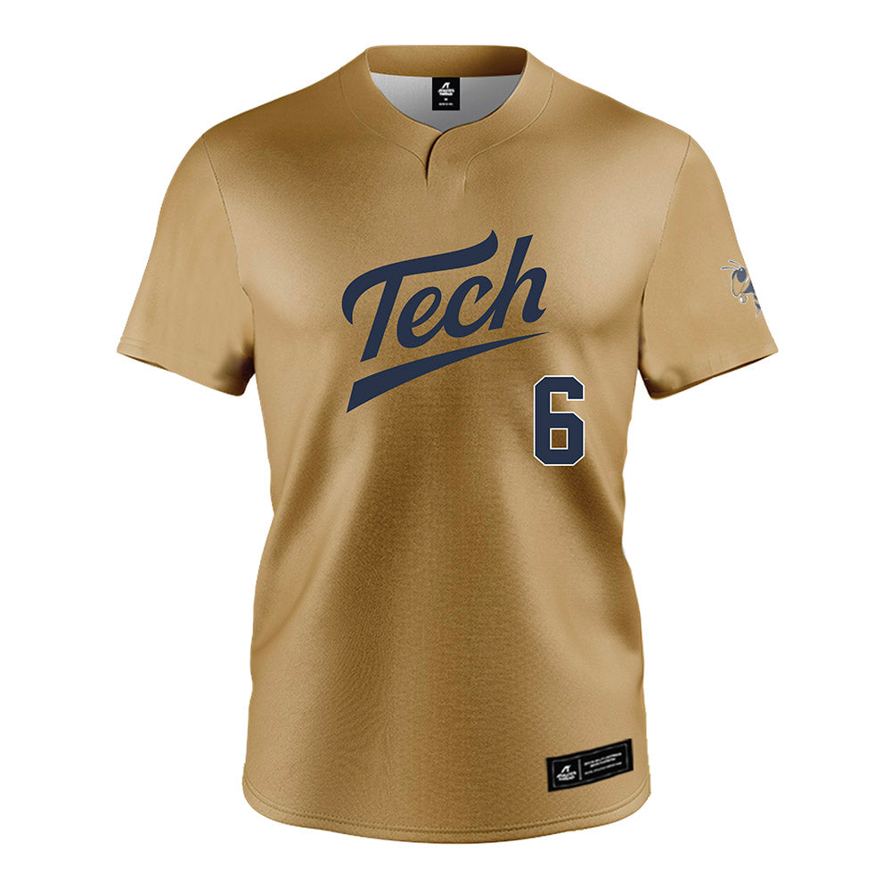 Georgia Tech - NCAA Softball : Payton Miller - Gold Jersey-0