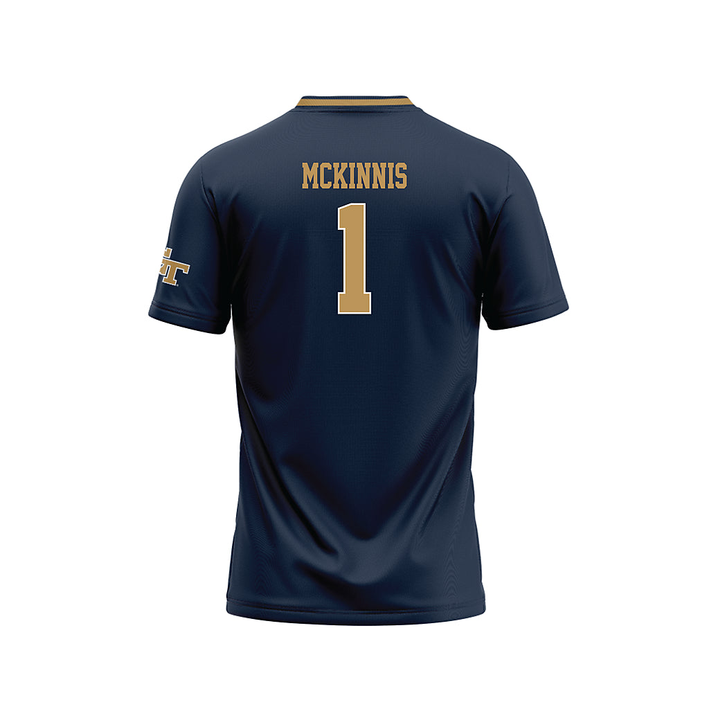 Georgia Tech - NCAA Softball : Abby McKinnis - Navy Baseball Jersey-1