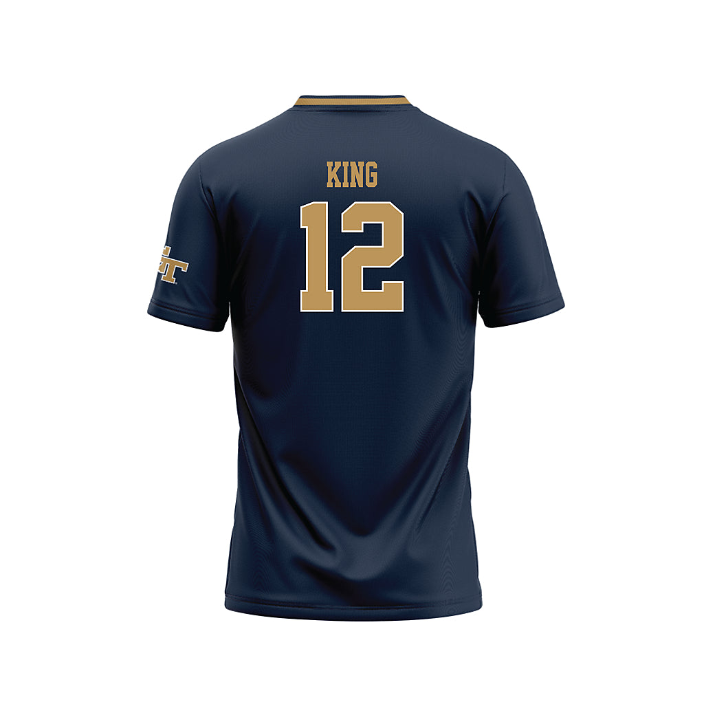 Georgia Tech - NCAA Softball : Gracie King - Navy Baseball Jersey-1