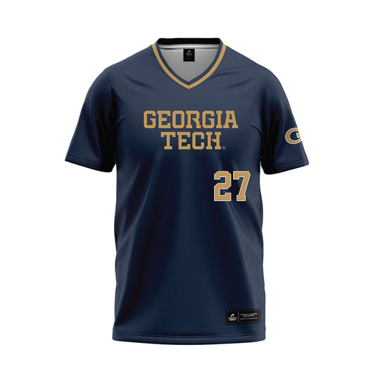 Georgia Tech - NCAA Softball : Kenley Hilleary - Navy Baseball Jersey-0