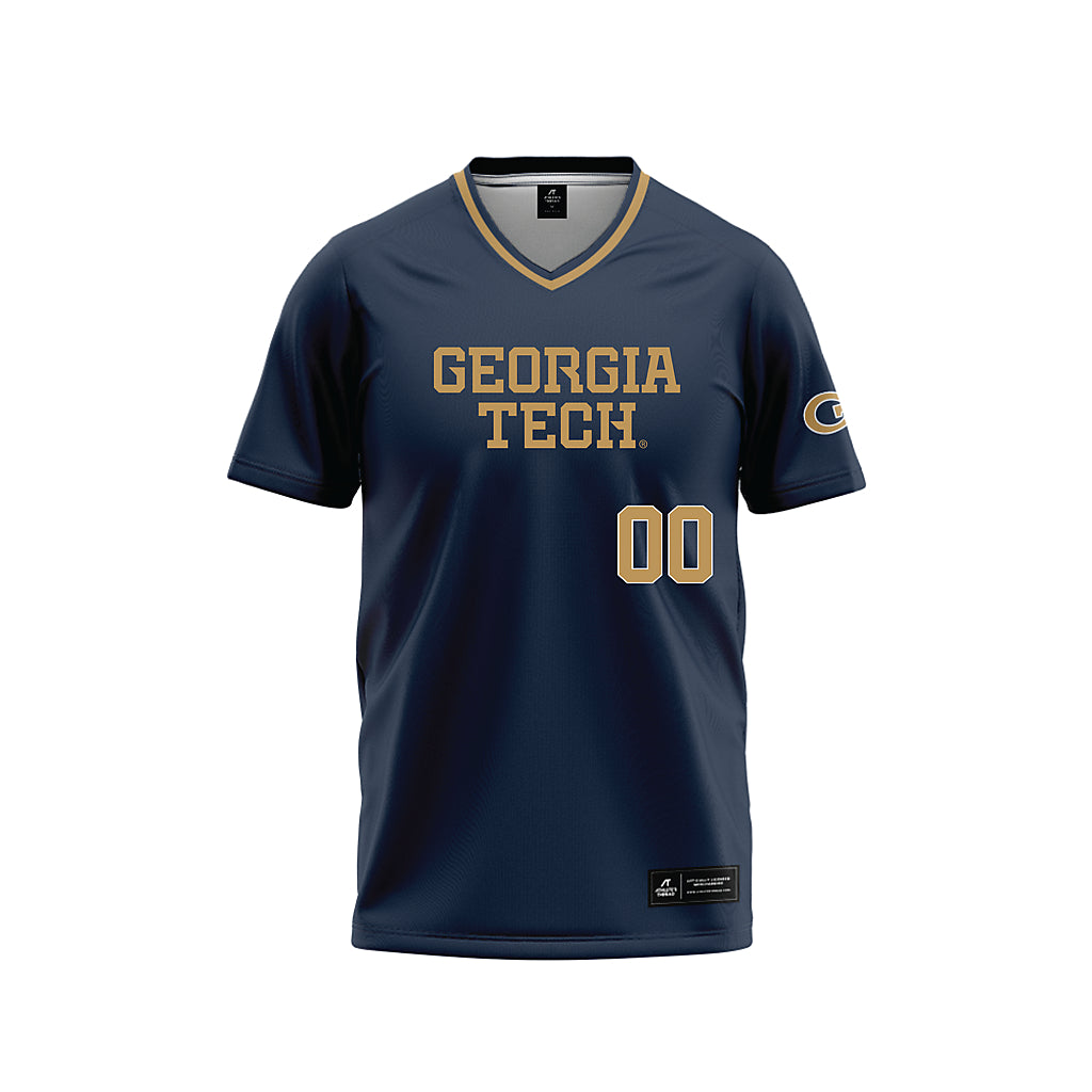 Georgia Tech - NCAA Softball : Madison Duffel - Navy Baseball Jersey-0