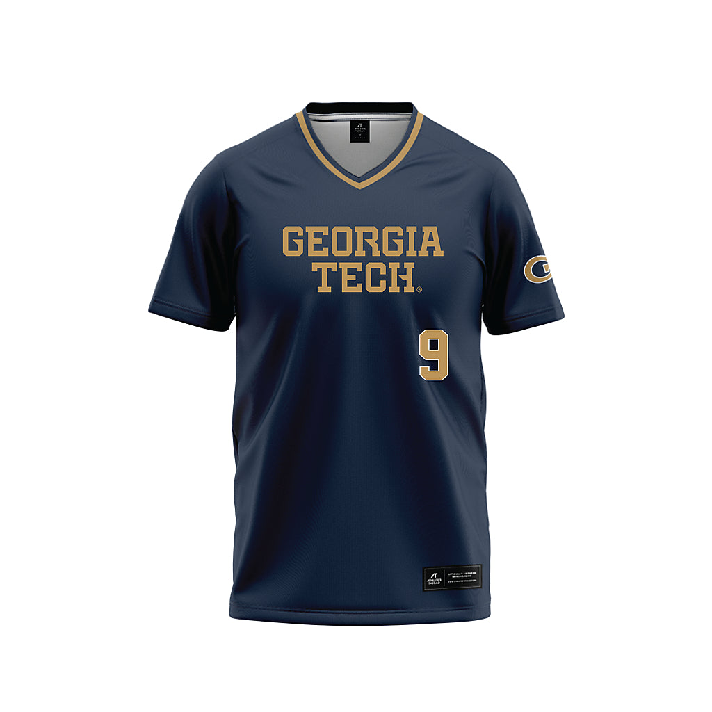 Georgia Tech - NCAA Softball : Landri Pick - Navy Baseball Jersey-0