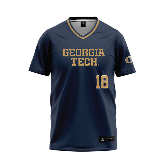 Georgia Tech - NCAA Softball : Julia Morici - Navy Baseball Jersey-0