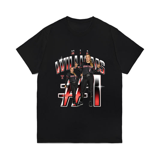 Texas Tech - NCAA Softball : Mia Williams - Collage Comfort Colors T-Shirt-0