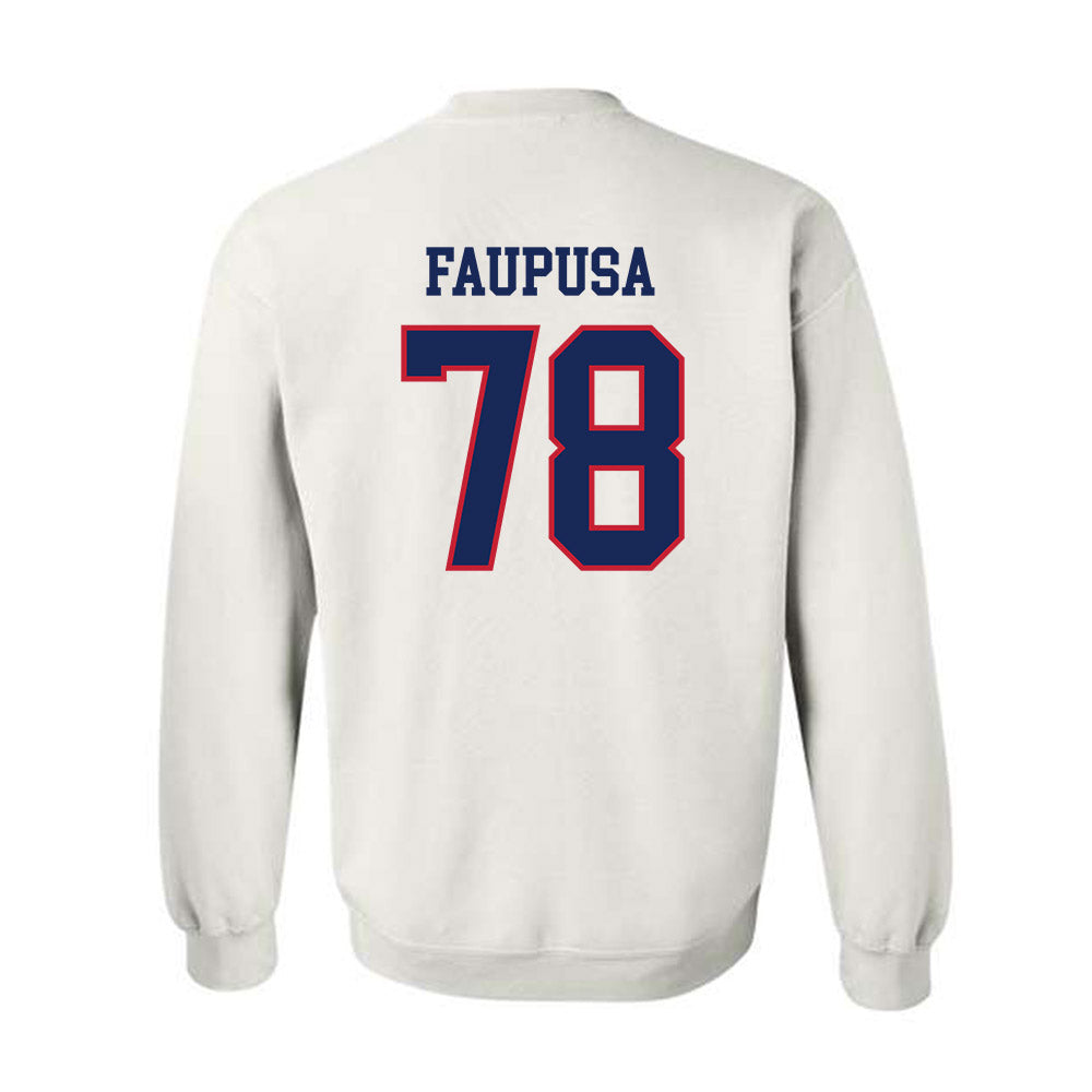 Arizona - NCAA Football : Manoah Faupusa - Classic Shersey Crewneck Sweatshirt-1
