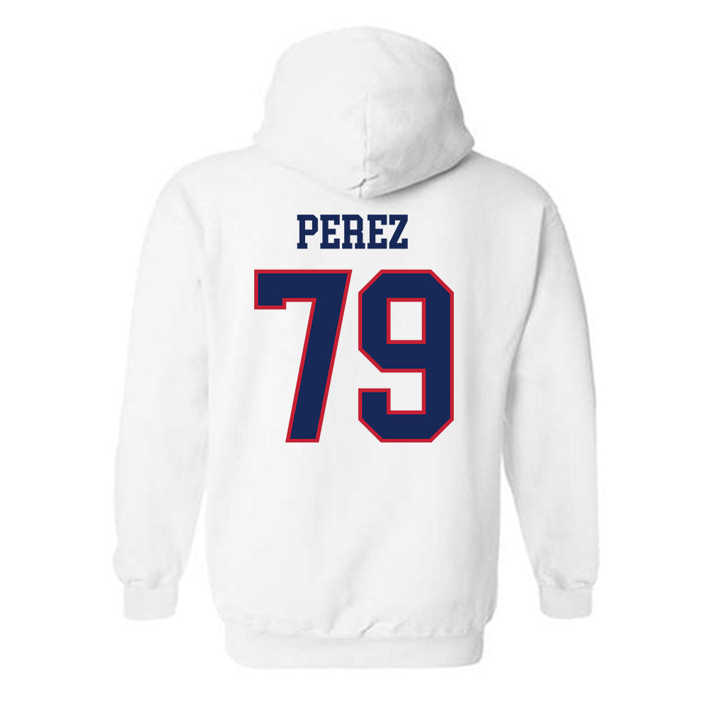 Arizona - NCAA Football : Isaac Perez - Classic Shersey Hooded Sweatshirt-1