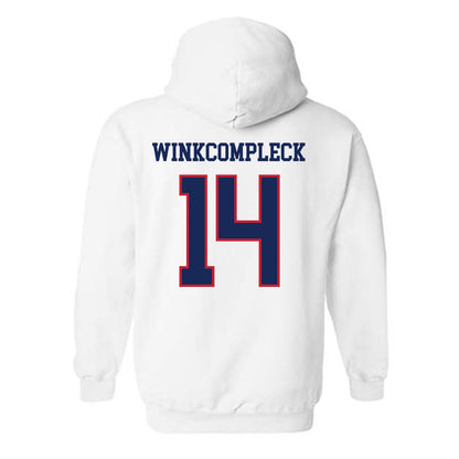 Arizona - NCAA Beach Volleyball : Reece Winkcompleck - Classic Shersey Hooded Sweatshirt-1