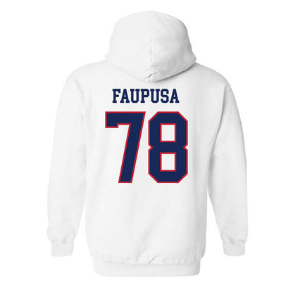 Arizona - NCAA Football : Manoah Faupusa - Classic Shersey Hooded Sweatshirt-1
