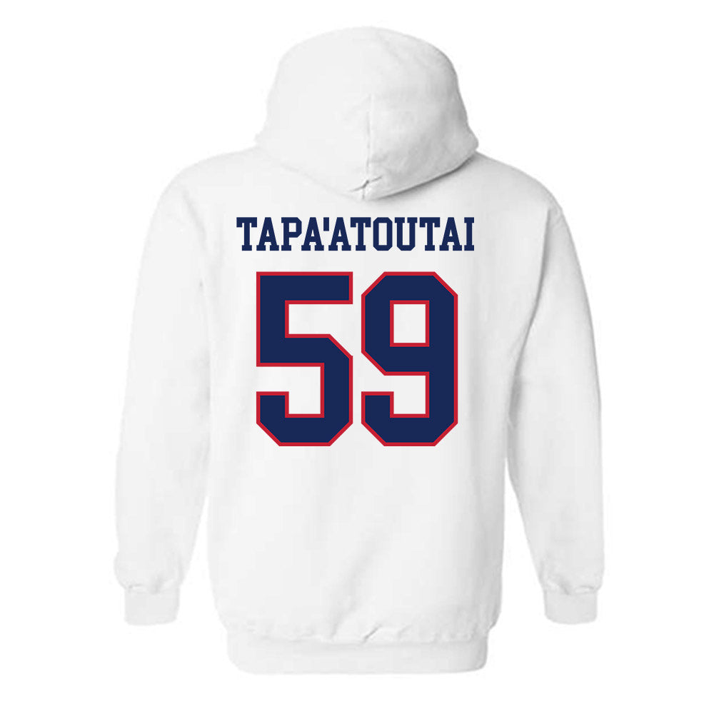 Arizona - NCAA Football : Rhino Tapa'atoutai - Classic Shersey Hooded Sweatshirt-1
