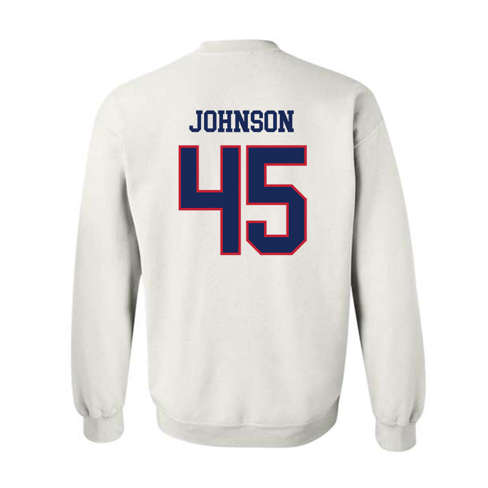 Arizona - NCAA Football : Victory Johnson - Classic Shersey Crewneck Sweatshirt-1