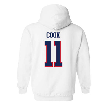Arizona - NCAA Men's Basketball : Jackson Cook - Classic Shersey Hooded Sweatshirt-1