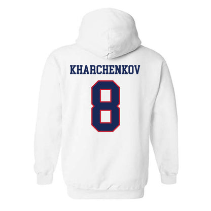 Arizona - NCAA Men's Basketball : Ivan Kharchenkov - Classic Shersey Hooded Sweatshirt-1