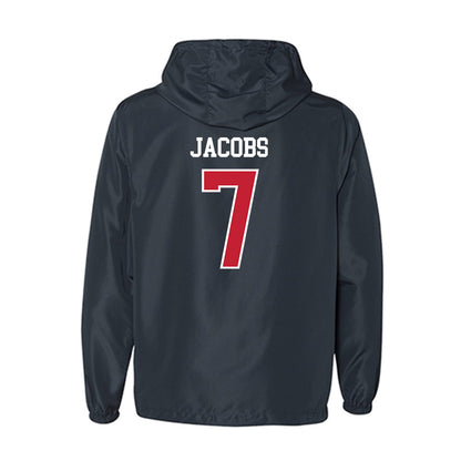 Arizona - NCAA Baseball : Andrew Jacobs - Classic Shersey Windbreaker-1