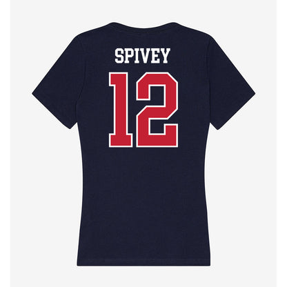 Arizona - NCAA Football : Tre Spivey - Classic Shersey Women's V-Neck T-Shirt-1