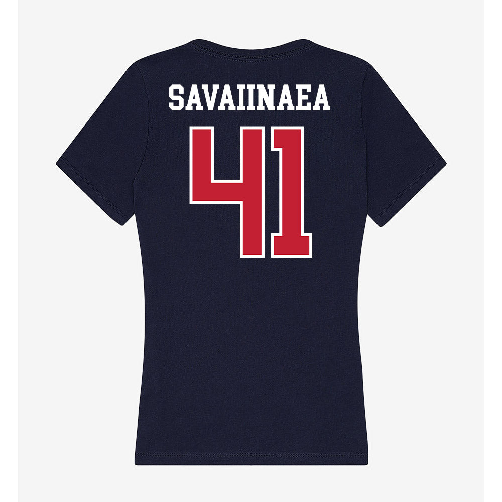 Arizona - NCAA Football : Julian Savaiinaea - Classic Shersey Women's V-Neck T-Shirt-1