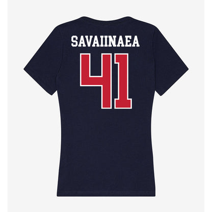 Arizona - NCAA Football : Julian Savaiinaea - Classic Shersey Women's V-Neck T-Shirt-1
