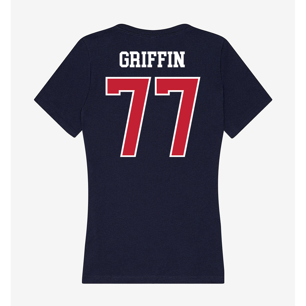 Arizona - NCAA Football : Jake Griffin - Classic Shersey Women's V-Neck T-Shirt-1