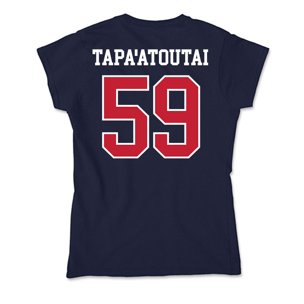 Arizona - NCAA Football : Rhino Tapa'atoutai - Classic Shersey Soft Style Women’s T-Shirt-1