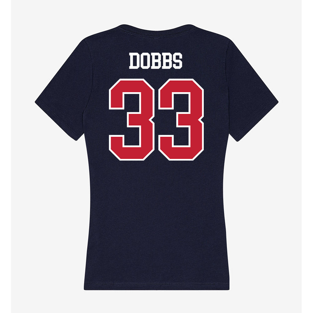 Arizona - NCAA Beach Volleyball : Taylor Dobbs - Classic Shersey Women's V-Neck T-Shirt-1