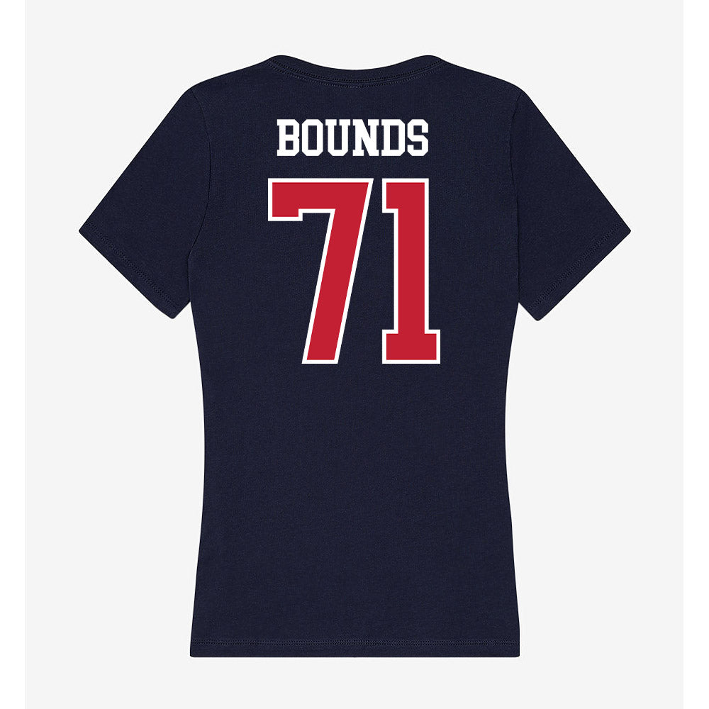 Arizona - NCAA Football : Tristan Bounds - Classic Shersey Women's V-Neck T-Shirt-1