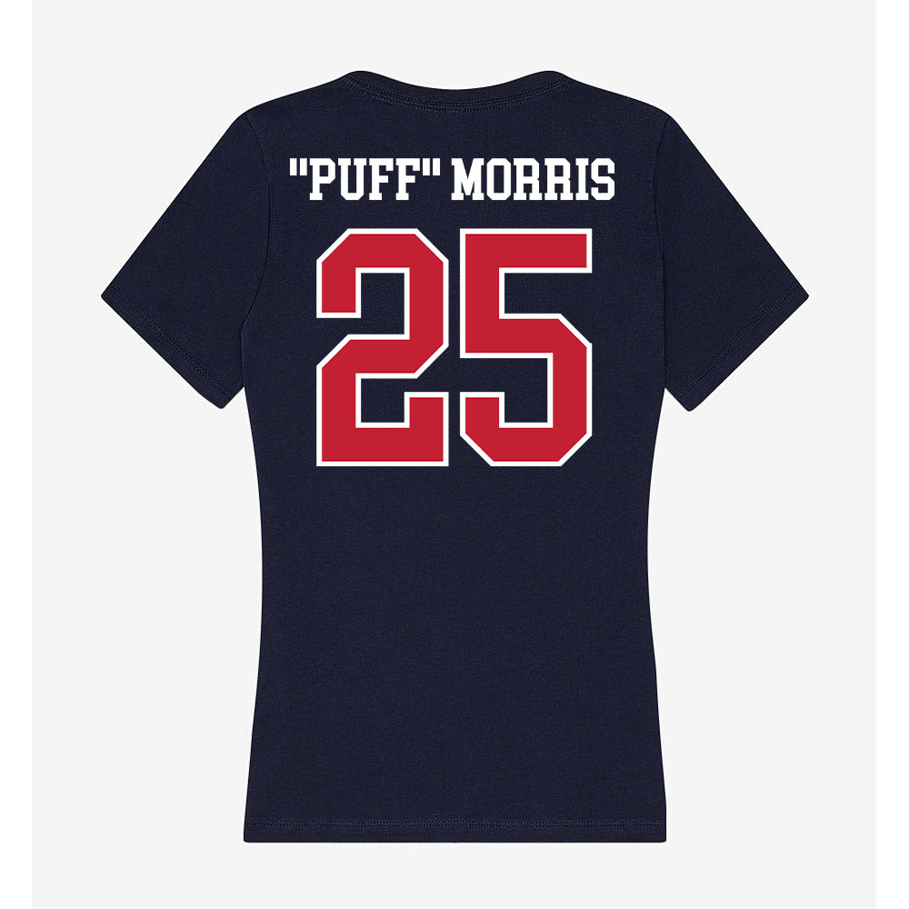 Arizona - NCAA Women's Basketball : Aliyahna "Puff" Morris - Classic Shersey Women's V-Neck T-Shirt-1