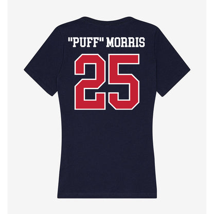 Arizona - NCAA Women's Basketball : Aliyahna "Puff" Morris - Classic Shersey Women's V-Neck T-Shirt-1