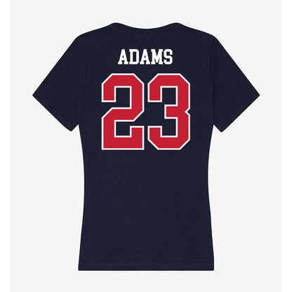 Arizona - NCAA Baseball : TJ Adams - Classic Shersey Women's V-Neck T-Shirt-1
