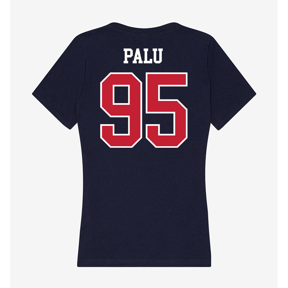 Arizona - NCAA Football : Leroy Palu - Classic Shersey Women's V-Neck T-Shirt-1