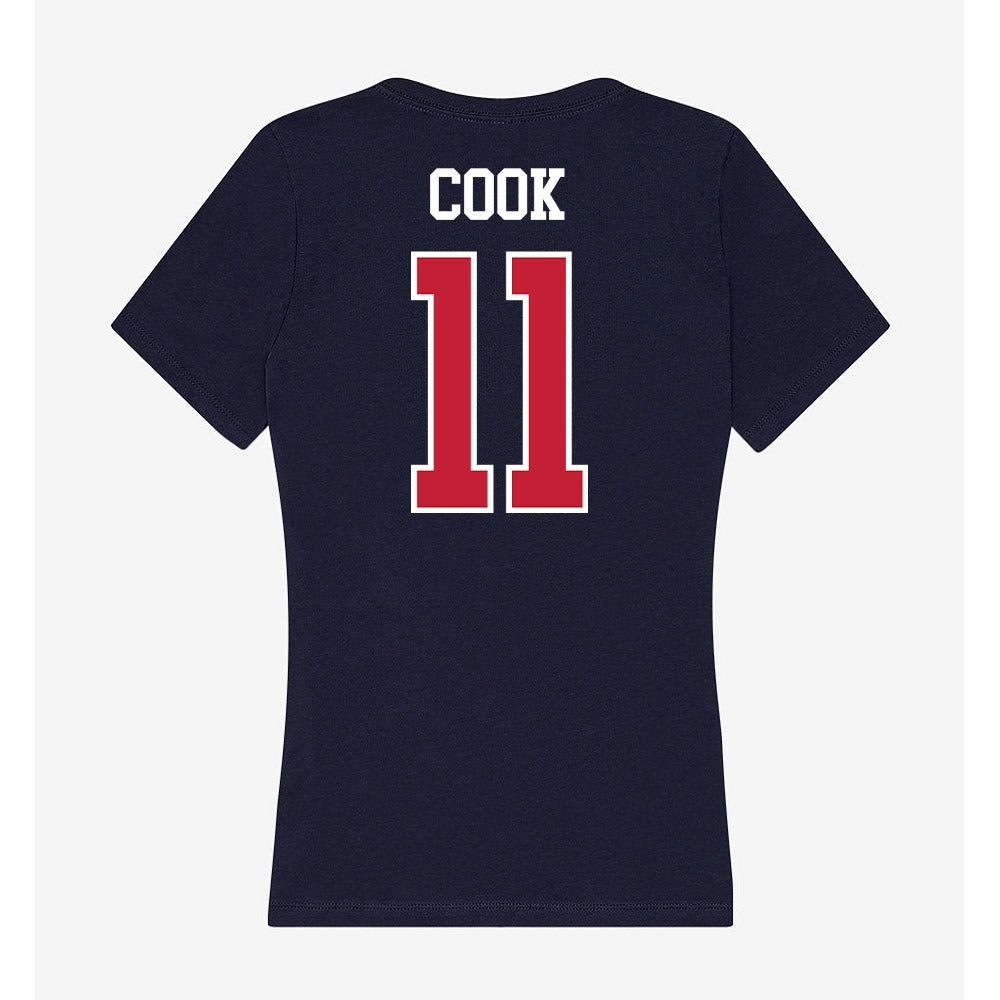 Arizona - NCAA Men's Basketball : Jackson Cook - Classic Shersey Women's V-Neck T-Shirt-1