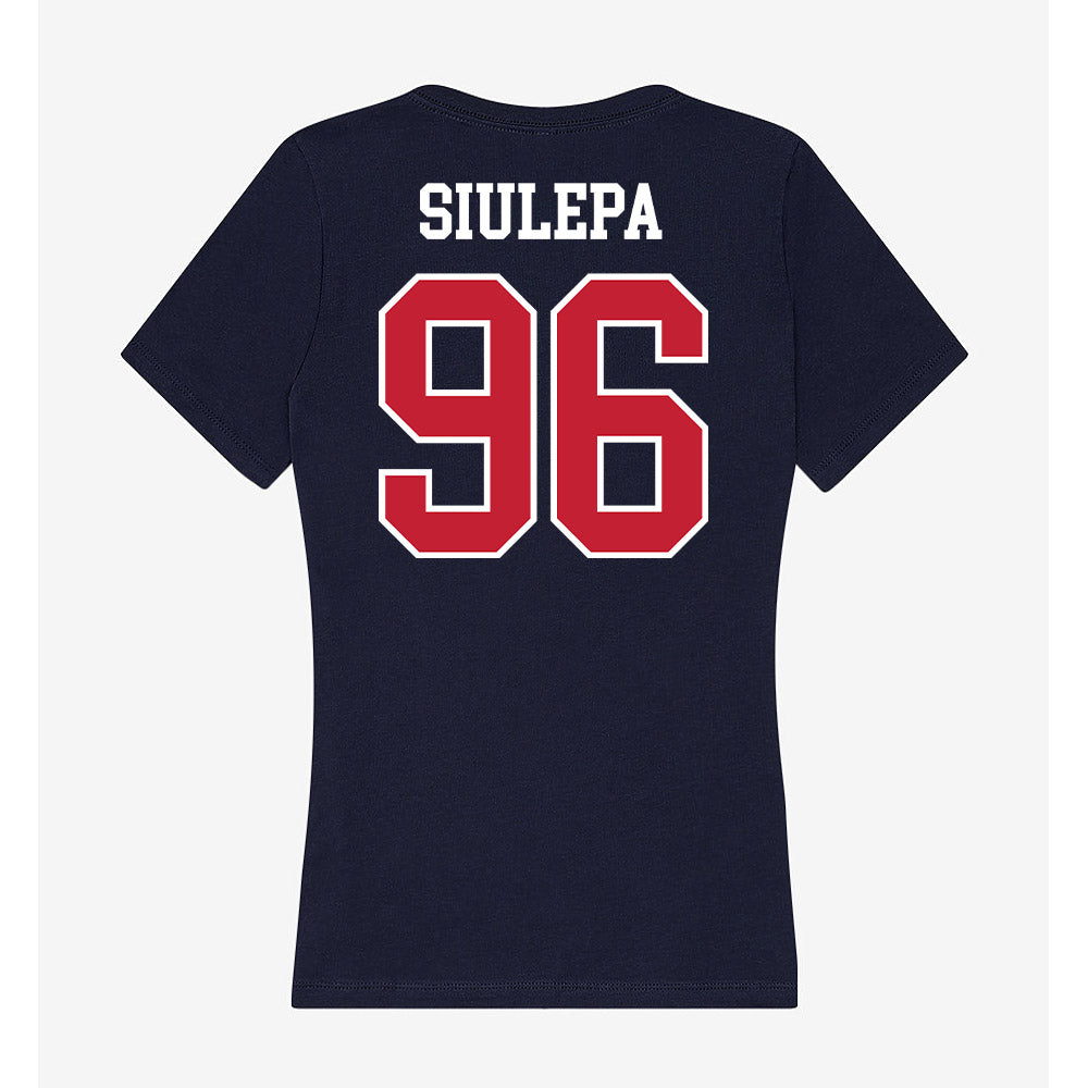 Arizona - NCAA Football : Zac Siulepa - Classic Shersey Women's V-Neck T-Shirt-1