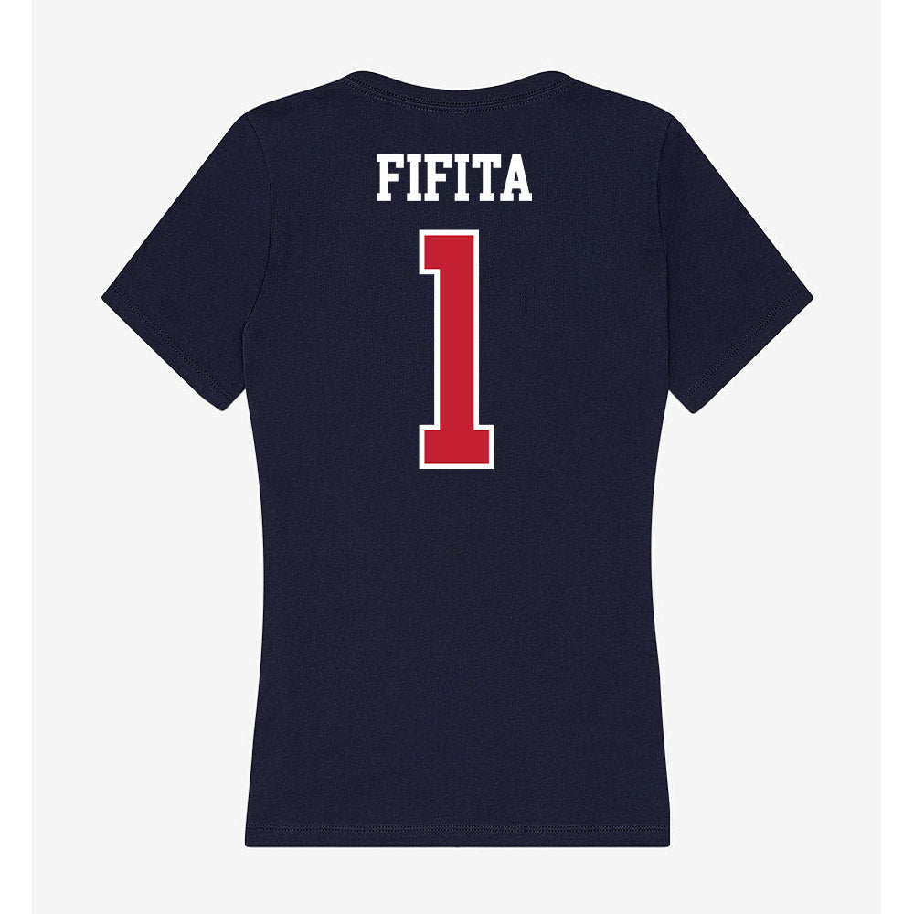 Arizona - NCAA Football : Noah Fifita - Classic Shersey Women's V-Neck T-Shirt-1