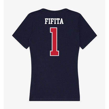 Arizona - NCAA Football : Noah Fifita - Classic Shersey Women's V-Neck T-Shirt-1