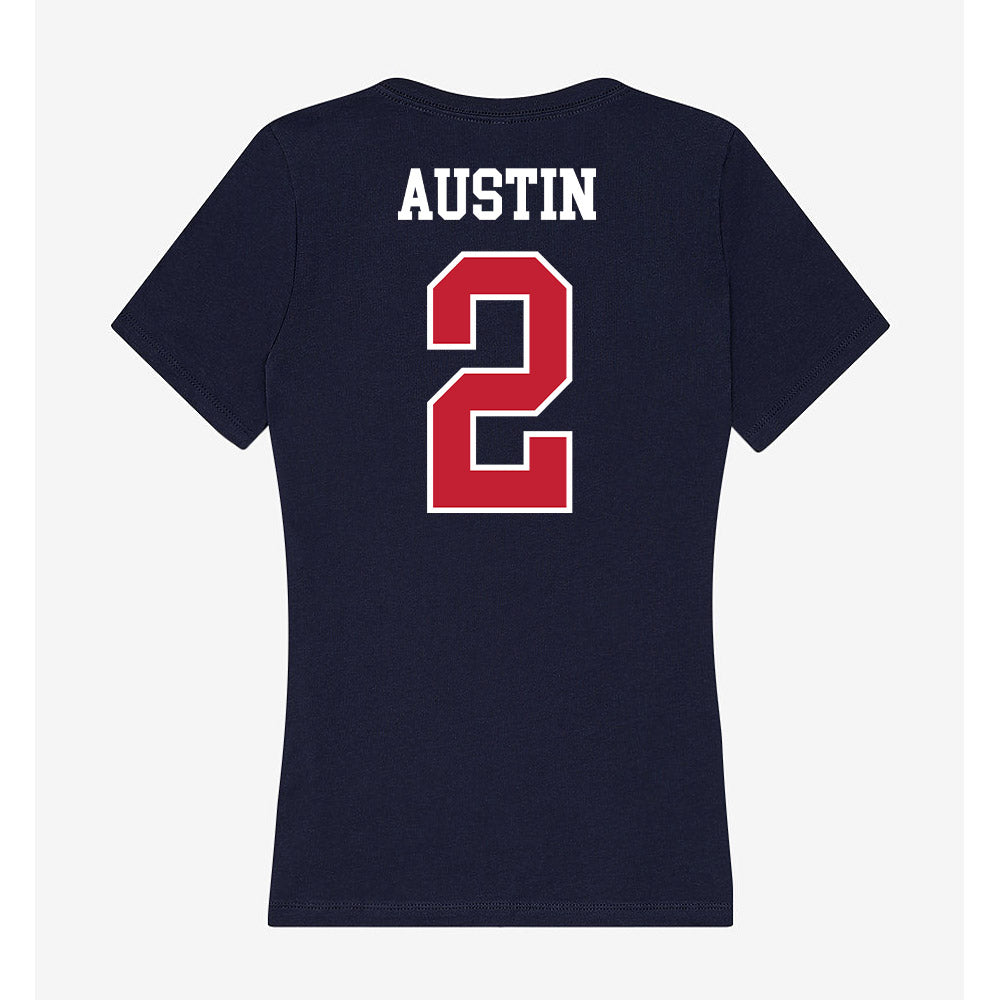 Arizona - NCAA Football : Daylen Austin - Classic Shersey Women's V-Neck T-Shirt-1