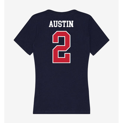 Arizona - NCAA Football : Daylen Austin - Classic Shersey Women's V-Neck T-Shirt-1