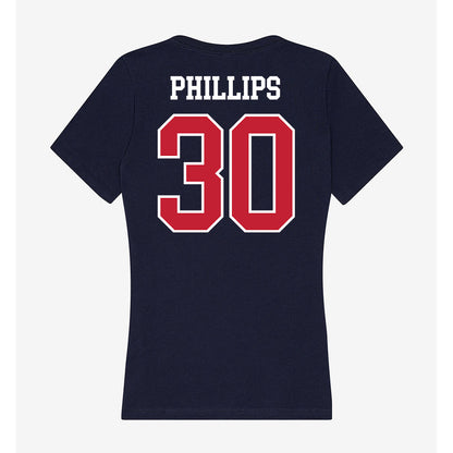 Arizona - NCAA Beach Volleyball : Kate Phillips - Classic Shersey Women's V-Neck T-Shirt-1