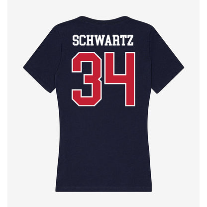 Arizona - NCAA Football : Carter Schwartz - Classic Shersey Women's V-Neck T-Shirt-1