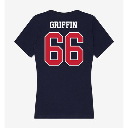 Arizona - NCAA Football : Jaxon Griffin - Classic Shersey Women's V-Neck T-Shirt-1