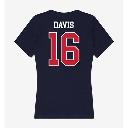 Arizona - NCAA Women's Volleyball : Shea Davis - Classic Shersey Women's V-Neck T-Shirt-1