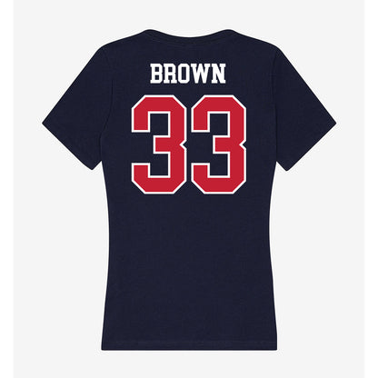 Arizona - NCAA Football : Kason Brown - Classic Shersey Women's V-Neck T-Shirt-1